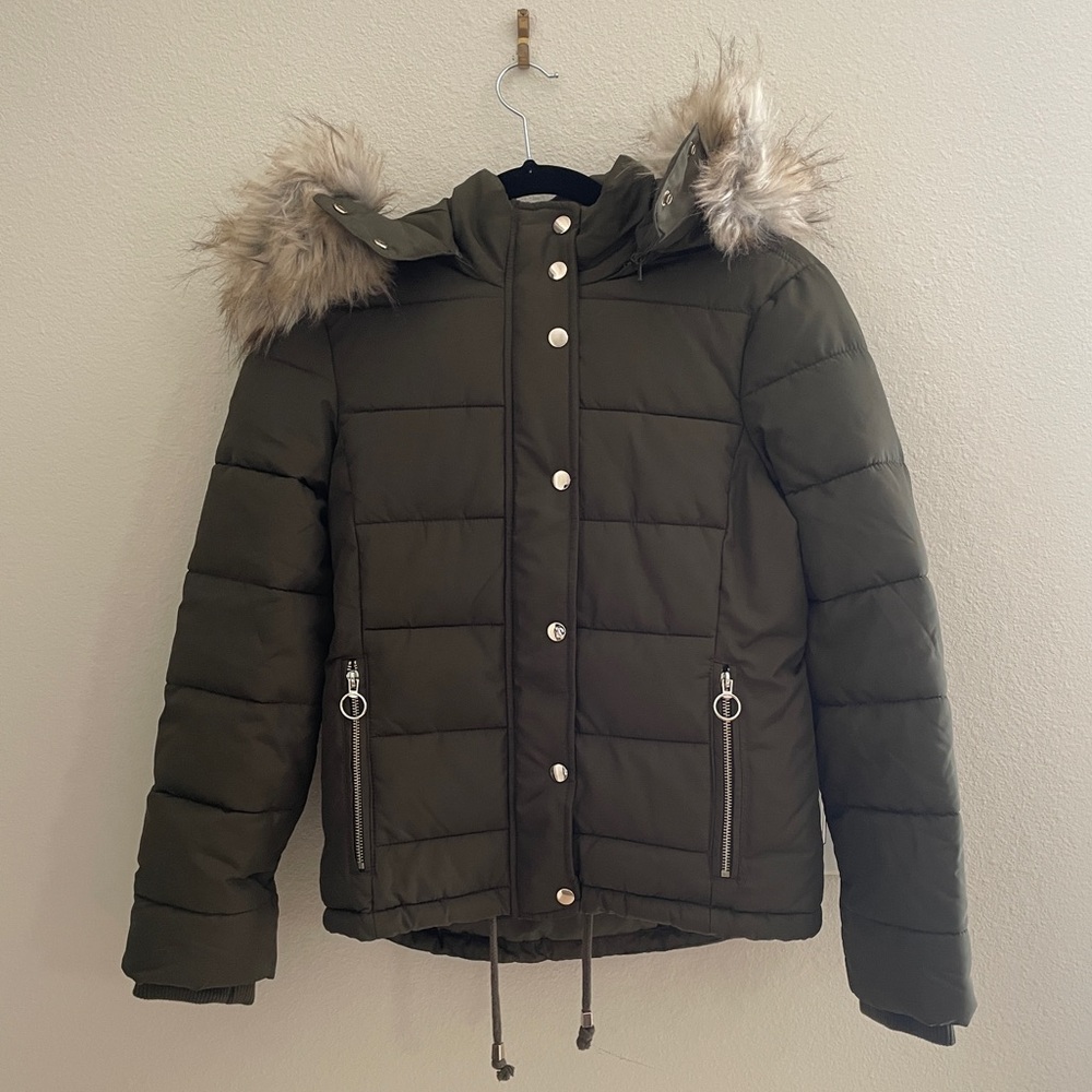 Topshop Puffer Jacket
